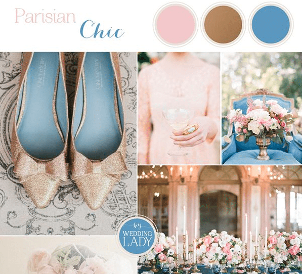 wedding trends 2015 Blue and Gold Accented Wedding Hey Wedding Lady