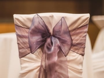 Details about   Peach Floral Organza Chair Sashes and Matching Runners 50,100 sashes 10 runners 
