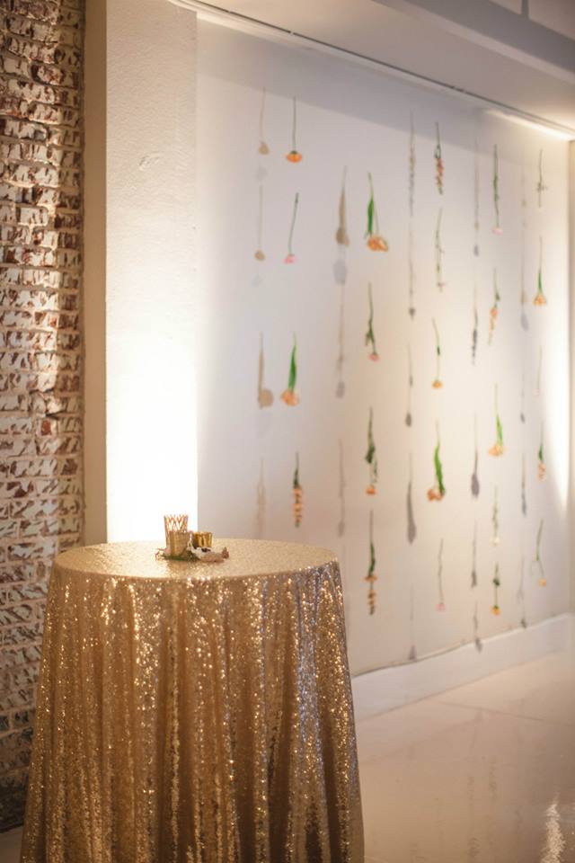 Glitter and Glam Weddings, A Still Breathe Photography, BridgeStreet Gallery and Loft, Gold Sequin, Decor to Adore