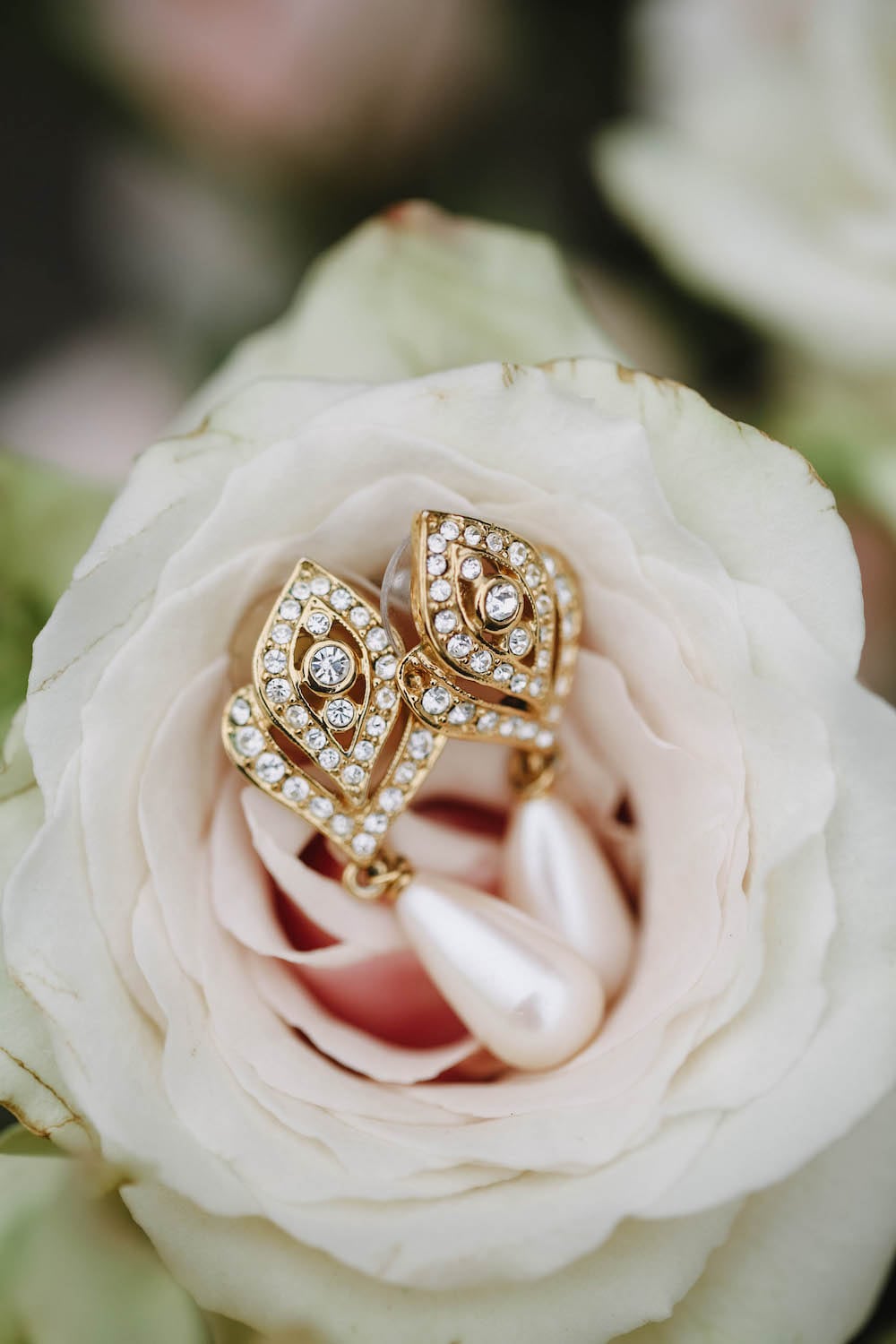 Earrings Aldridge Gardens wedding